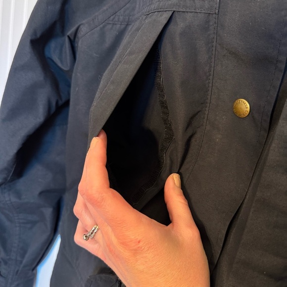 Wilderness Experience Women's Gore Tex Deep Blue Jacket Parka Hoodie Size Medium - Picture 7 of 16